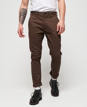 Superdry International Straight Chinos Férfi Nadrág Khaki | VEXBZ0389